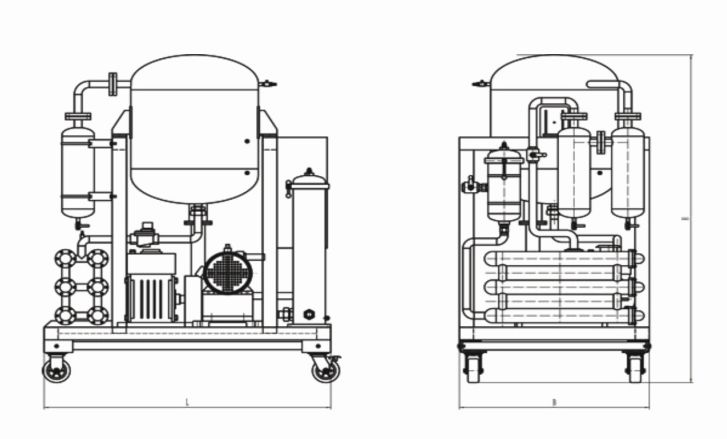 真空脫水濾油機圖